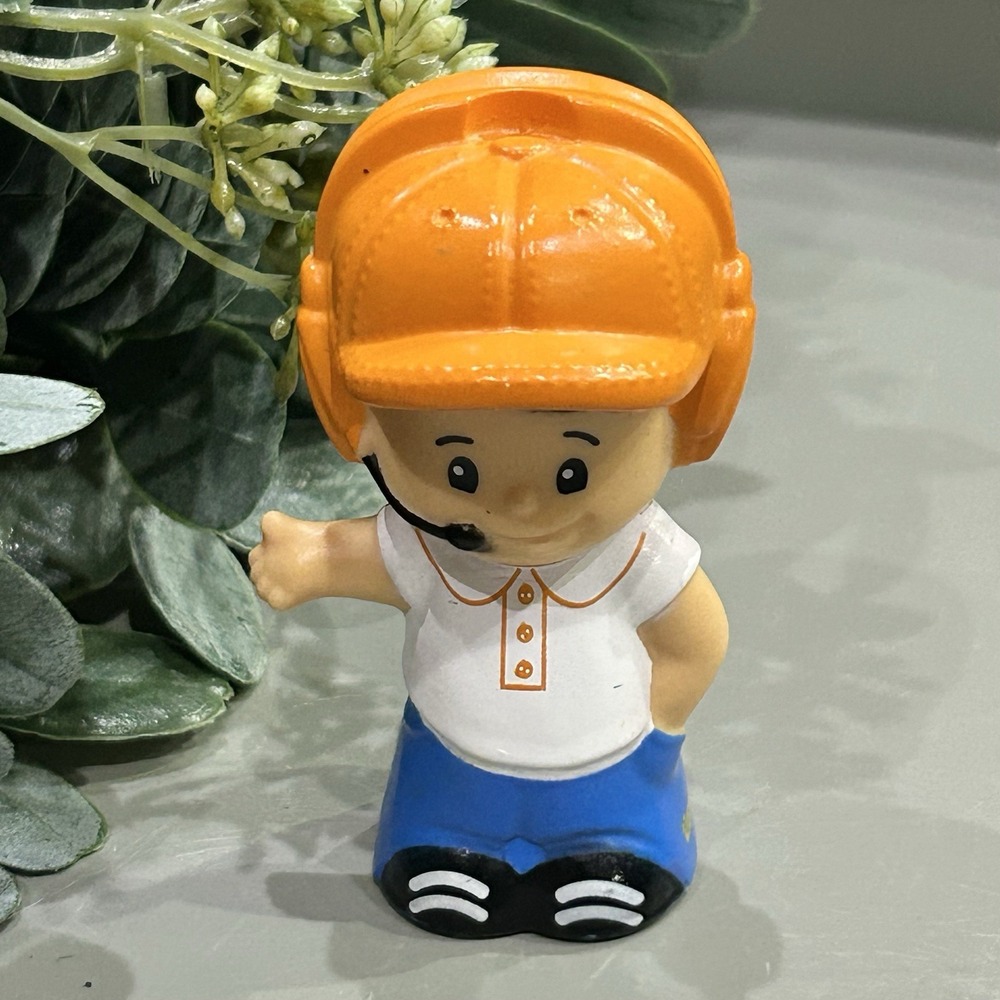 Fisher Price Little People Air Traffic Controller Headset Airport Figure
